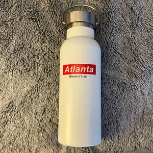NWT White Stainless Steel Water Bottle ( Atlanta)